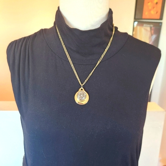 🏷️GOOD AMERICAN Black Sleeveless Mock Neck Stretch Jersey Midi Dress Size 5 - Picture 3 of 9